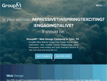 Tablet Screenshot of groupm7.com